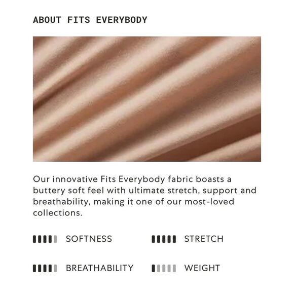 Skims Buttery Soft Fits Everybody T-Shirt Large Onyx Black NWOT US Small - Picture 5 of 5